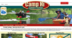 Desktop Screenshot of camphicanoe.com